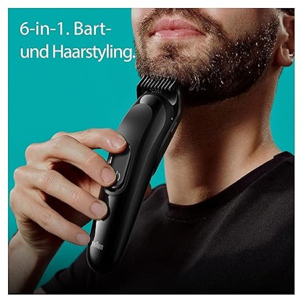 6-in-1 Style Kit 3 MGK3410 beard, hair. With 50min runtime, black - Image 3