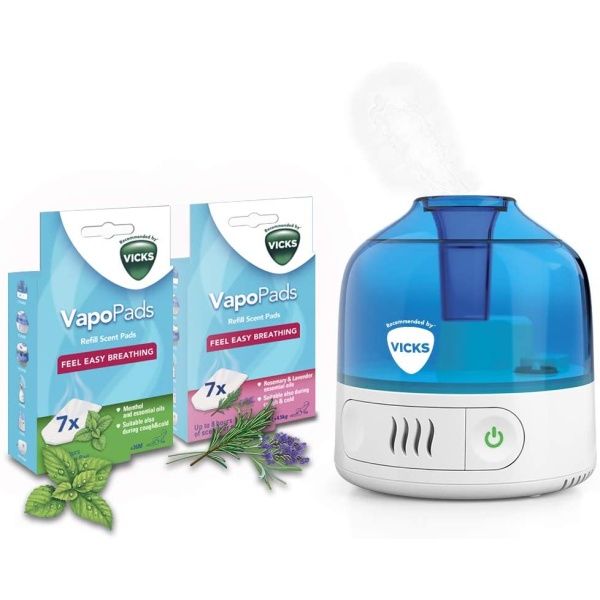 Vicks VUL505 Cool Mist Personal Humidifier, White 4022167052506 - Image 2