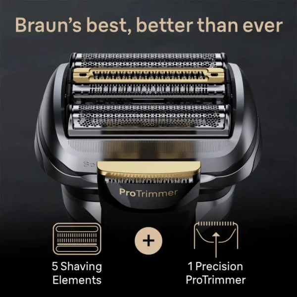 Series 9 Pro+ 9577cc Wet & Dry shaver with 6-in-1 SmartCare center and PowerCase, silver. - Image 3