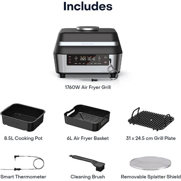 Nutricook Smart Indoor Grill/Air Fryer NC-AFG960 - Image 3