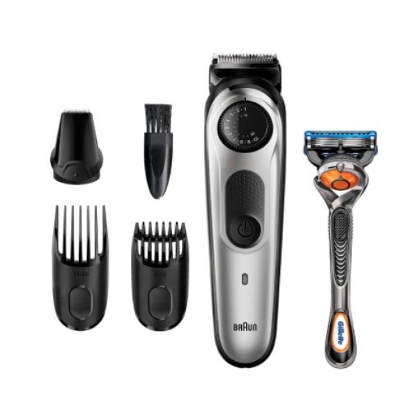 Braun Beard Trimmer BT5260, Hair Clippers for Men, Cordless & Rechargeable, Detail Trimmer with Gillette ProGlide Razor