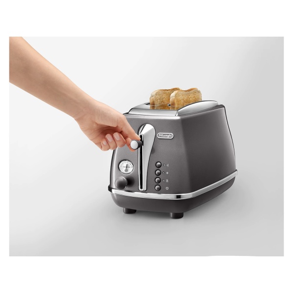 DELONGI TWO SLICE TOASTER CTOT2003GY DLI.CTOT2003GY - Image 2